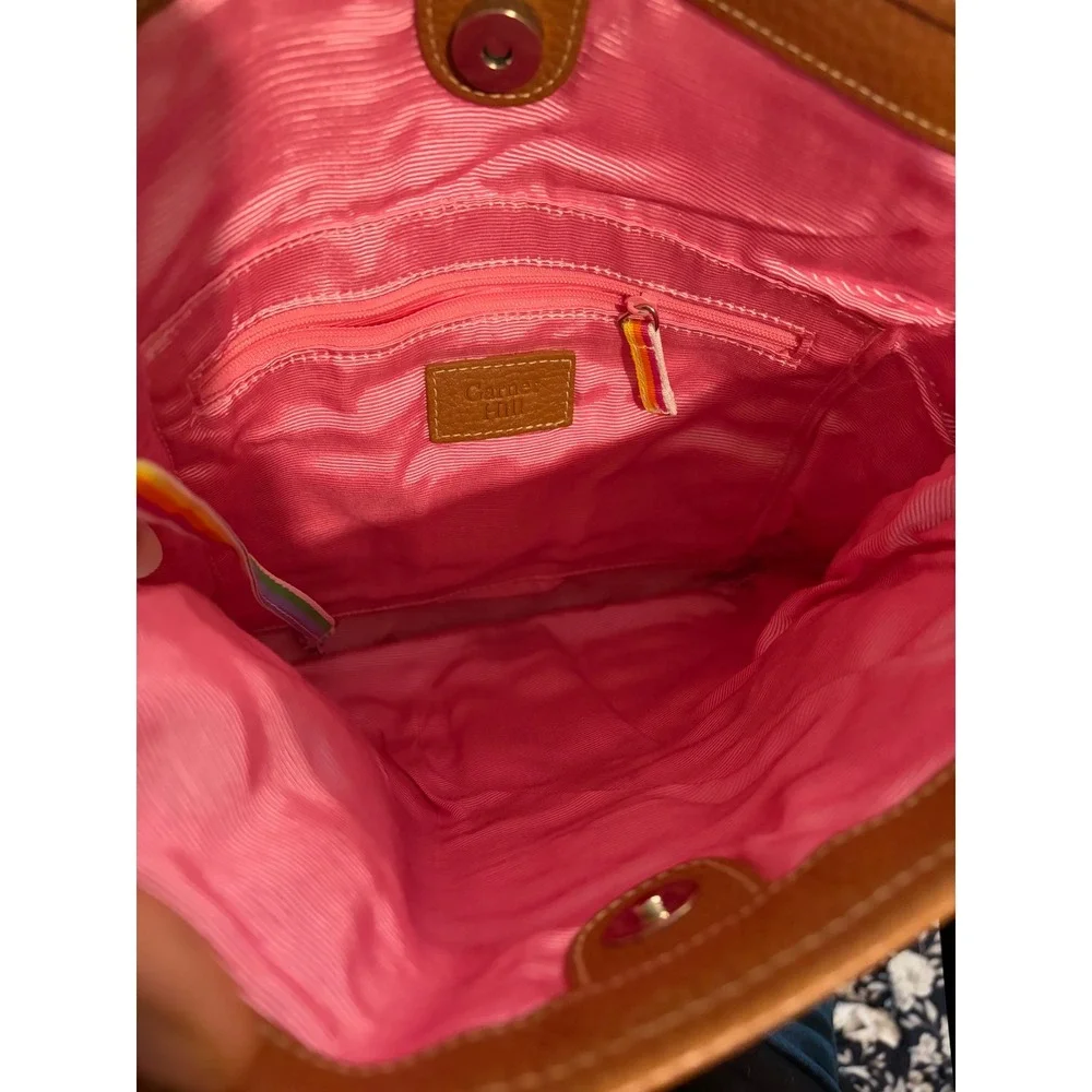 Garnet Hill tote zippered